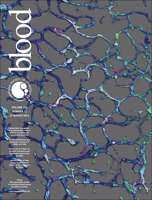 Blood Cover Image for Volume 121, Issue 12