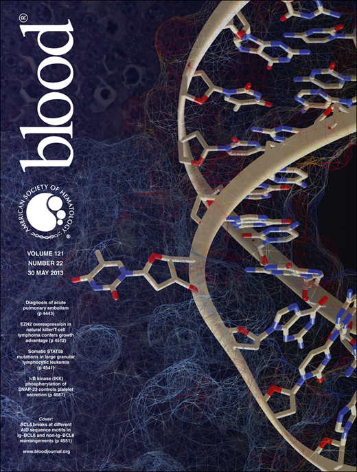 Blood Cover Image for Volume 121, Issue 22