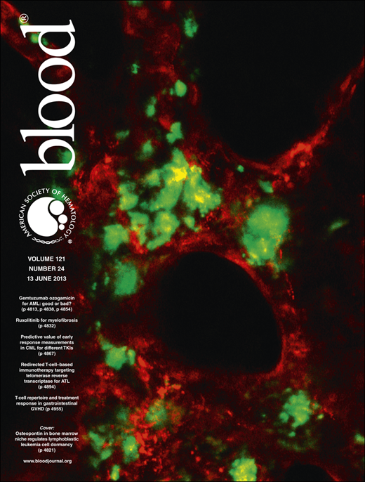 Blood Cover Image for Volume 121, Issue 24