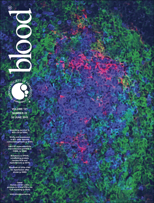 Blood Cover Image for Volume 121, Issue 25