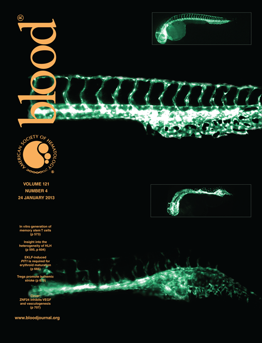 Blood Cover Image for Volume 121, Issue 4