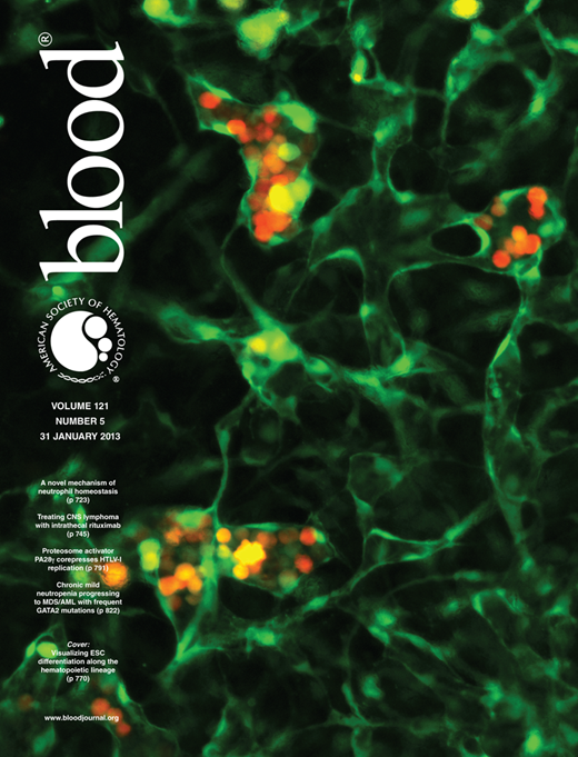 Blood Cover Image for Volume 121, Issue 5