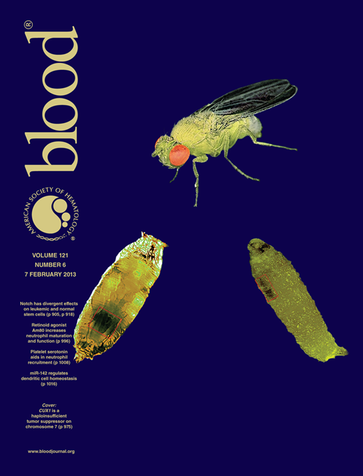 Blood Cover Image for Volume 121, Issue 6