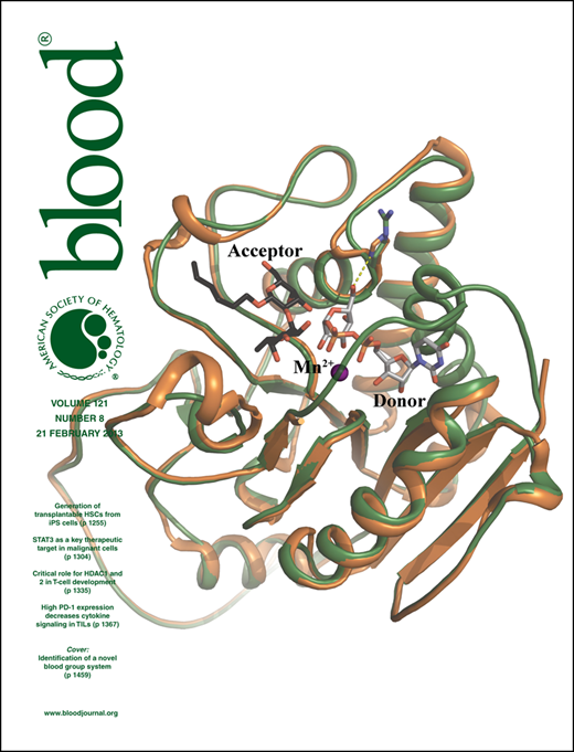 Blood Cover Image for Volume 121, Issue 8