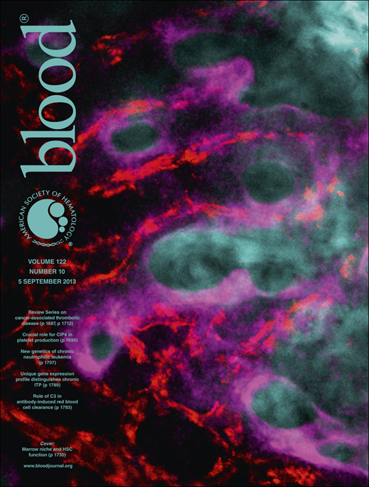 Blood Cover Image for Volume 122, Issue 10