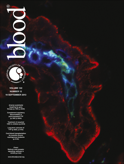 Blood Cover Image for Volume 122, Issue 12