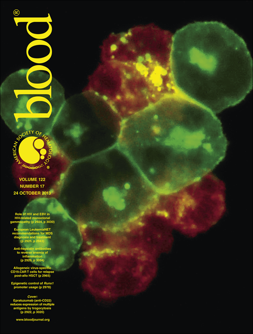 Blood Cover Image for Volume 122, Issue 17