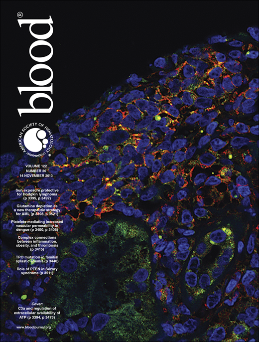Blood Cover Image for Volume 122, Issue 20