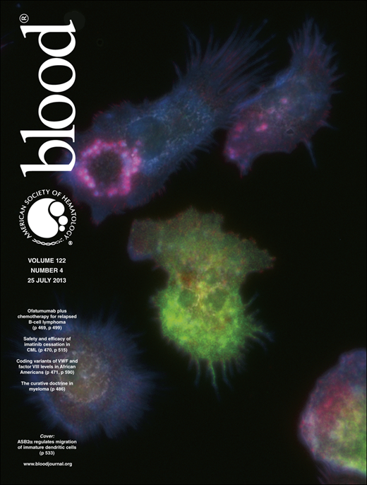 Blood Cover Image for Volume 122, Issue 4