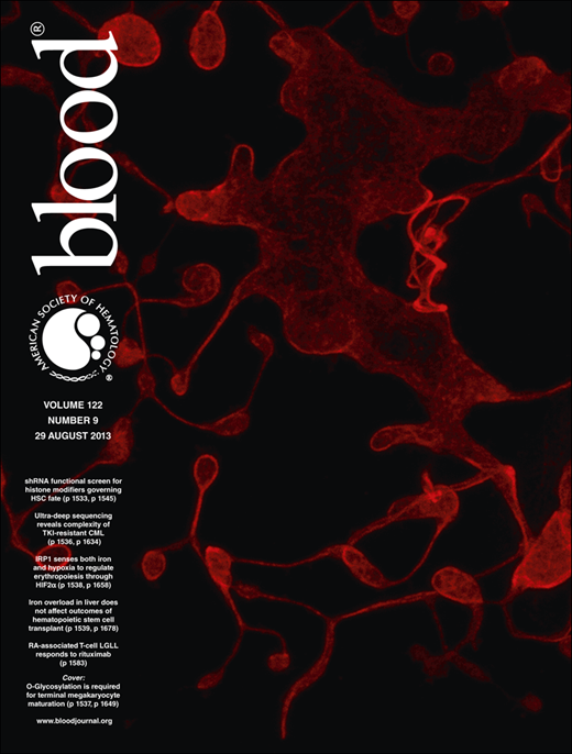 Blood Cover Image for Volume 122, Issue 9
