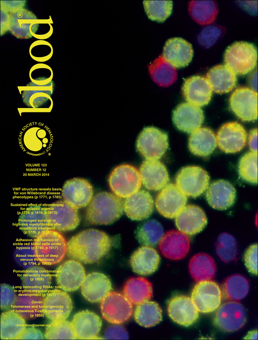 Blood Cover Image for Volume 123, Issue 12