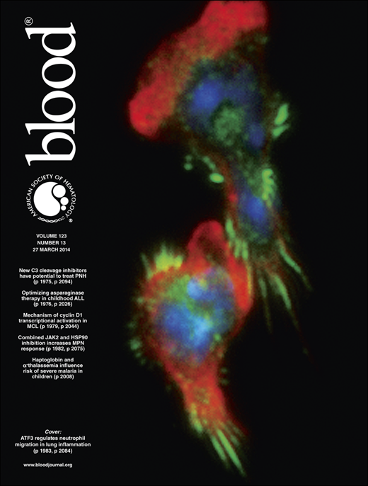 Blood Cover Image for Volume 123, Issue 13