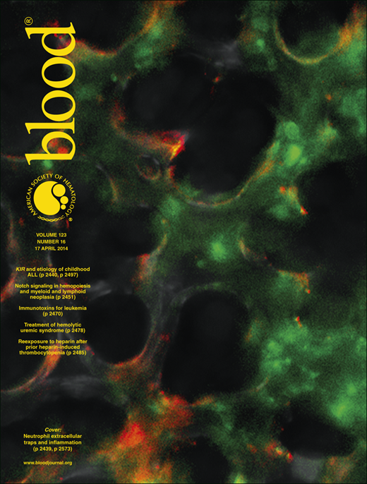 Blood Cover Image for Volume 123, Issue 16