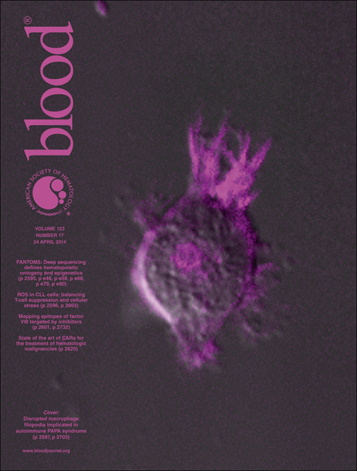 Blood Cover Image for Volume 123, Issue 17