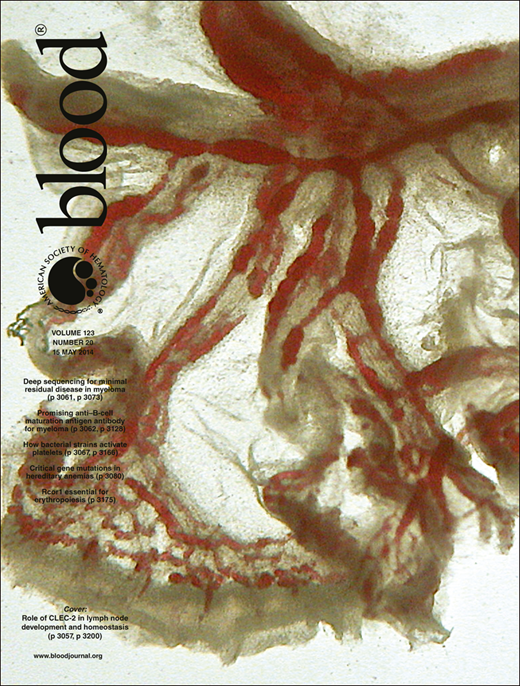 Blood Cover Image for Volume 123, Issue 20