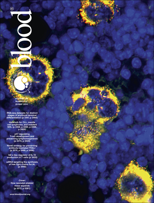 Blood Cover Image for Volume 123, Issue 22