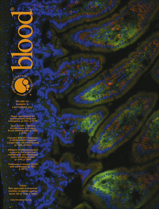 Blood Cover Image for Volume 124, Issue 10