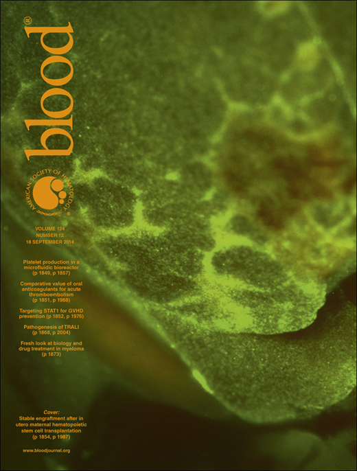 Blood Cover Image for Volume 124, Issue 12