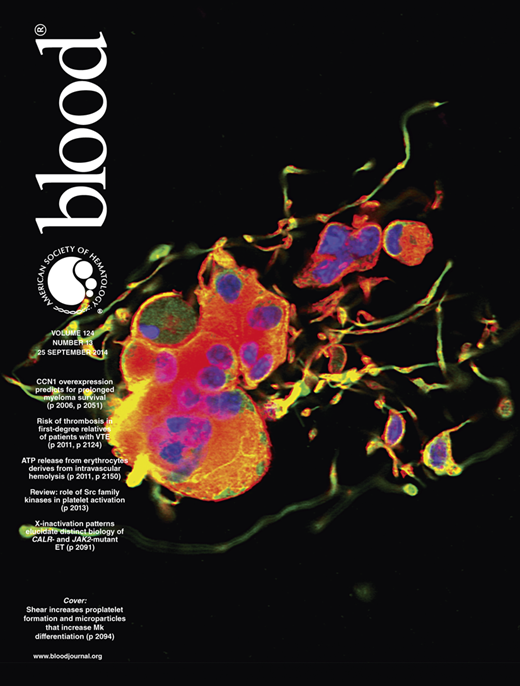 Blood Cover Image for Volume 124, Issue 13