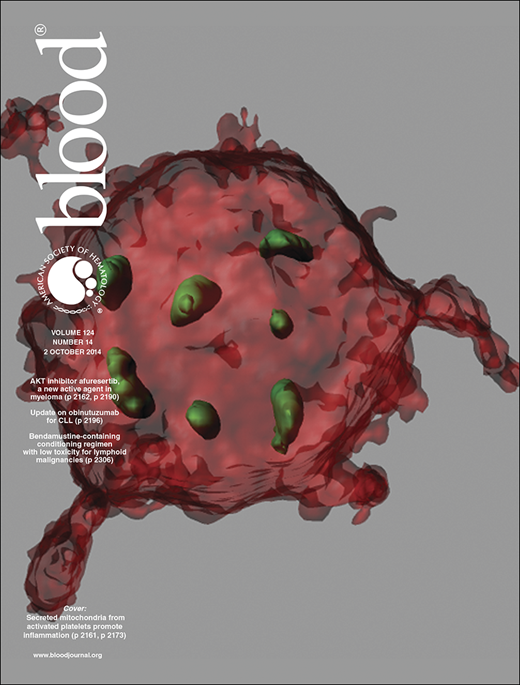 Blood Cover Image for Volume 124, Issue 14