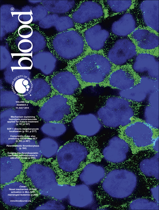 Blood Cover Image for Volume 124, Issue 2