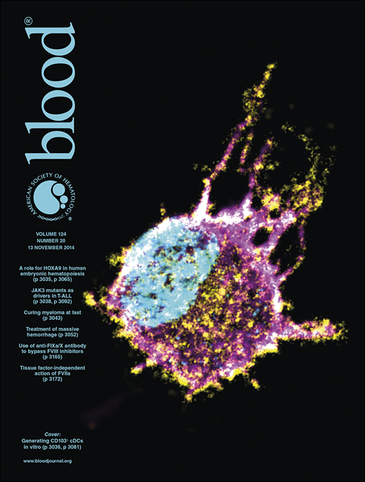 Blood Cover Image for Volume 124, Issue 20