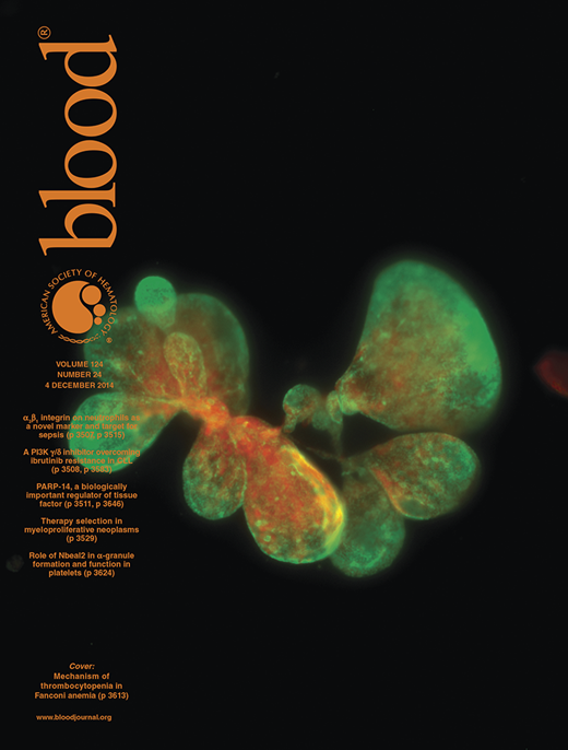 Blood Cover Image for Volume 124, Issue 24