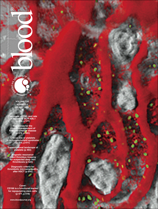 Blood Cover Image for Volume 124, Issue 4