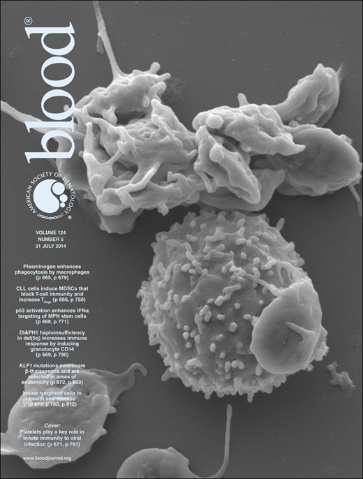 Blood Cover Image for Volume 124, Issue 5