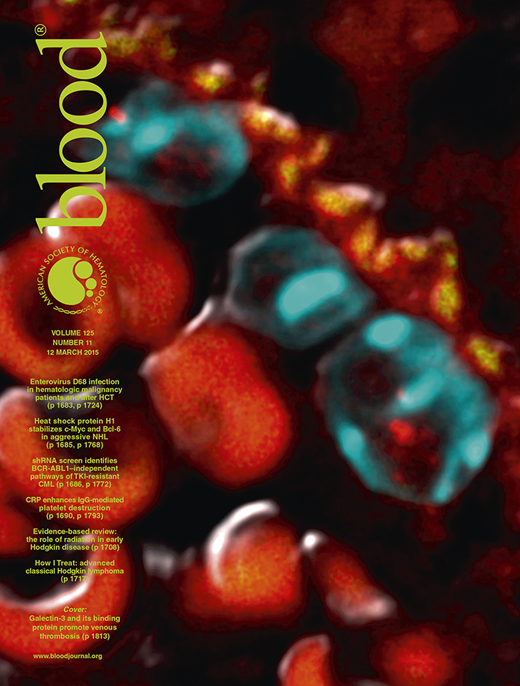 Blood Cover Image for Volume 125, Issue 11
