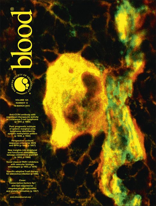 Blood Cover Image for Volume 125, Issue 12