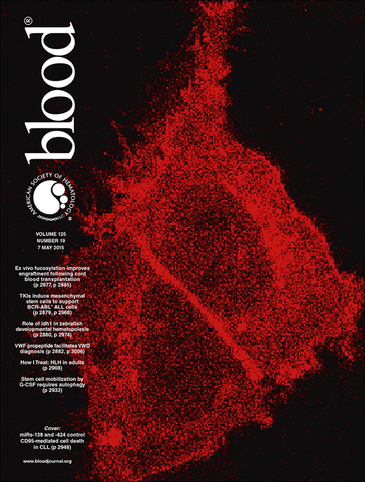 Blood Cover Image for Volume 125, Issue 19