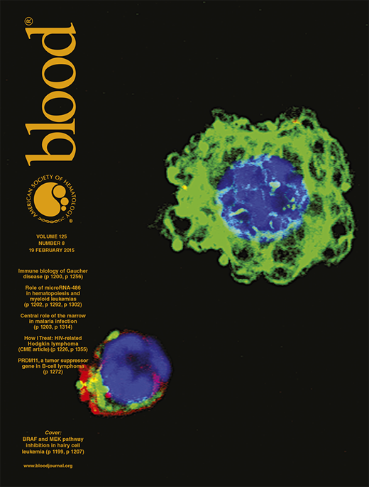 Blood Cover Image for Volume 125, Issue 8