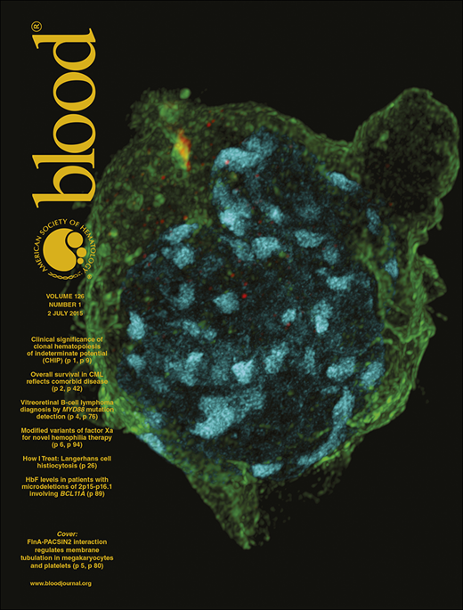 Blood Cover Image for Volume 126, Issue 1