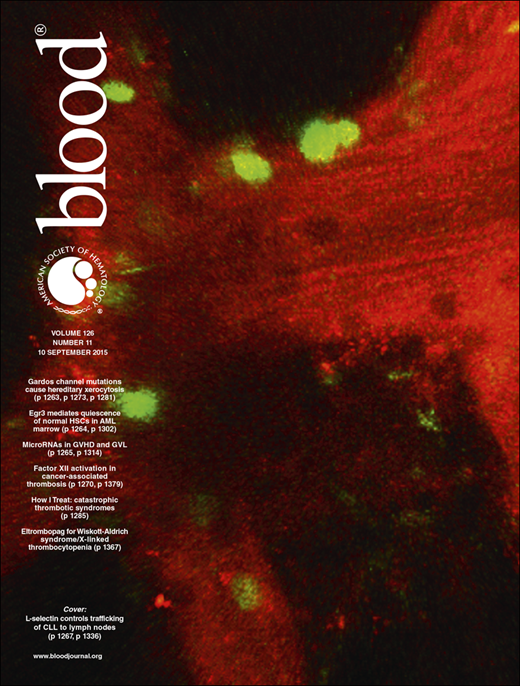 Blood Cover Image for Volume 126, Issue 11