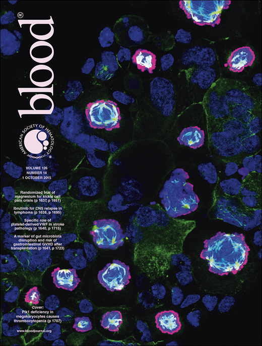 Blood Cover Image for Volume 126, Issue 14