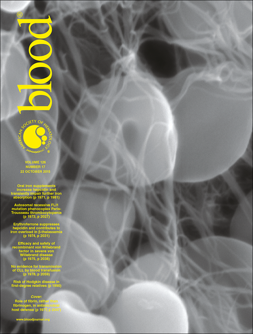 Blood Cover Image for Volume 126, Issue 17