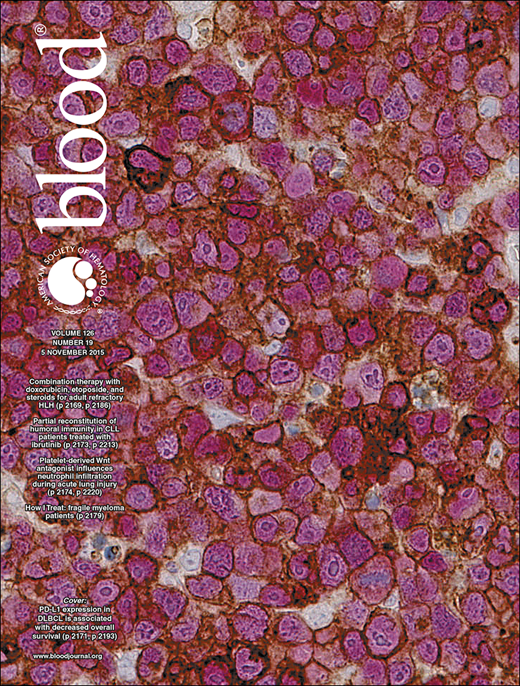 Blood Cover Image for Volume 126, Issue 19