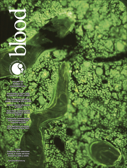Blood Cover Image for Volume 126, Issue 20