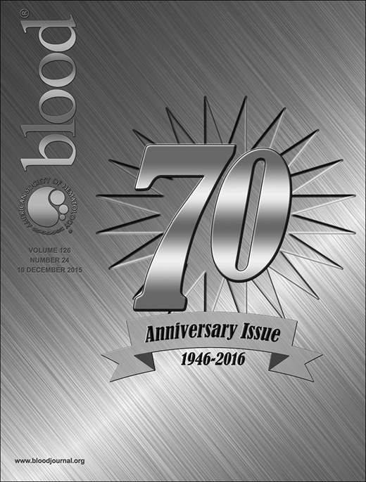 Blood Cover Image for Volume 126, Issue 24