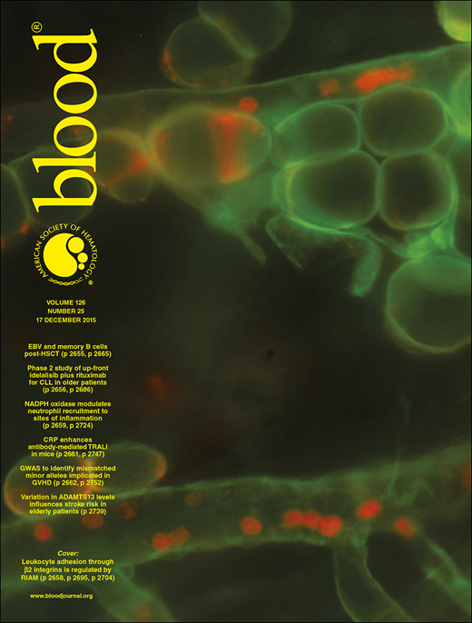 Blood Cover Image for Volume 126, Issue 25