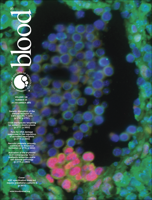 Blood Cover Image for Volume 126, Issue 26