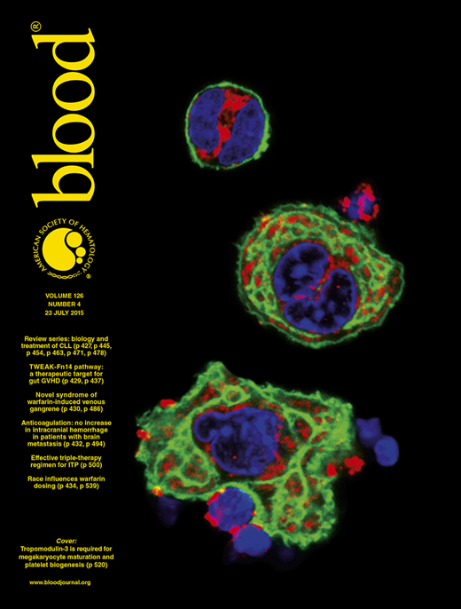 Blood Cover Image for Volume 126, Issue 4