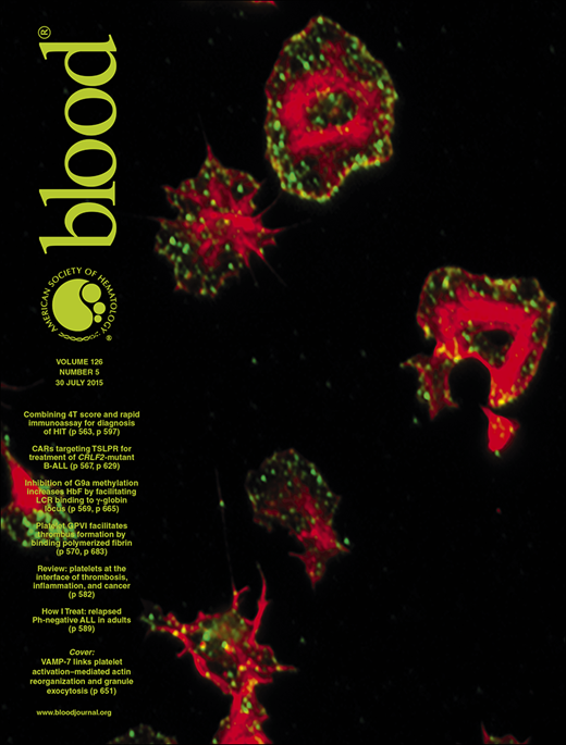Blood Cover Image for Volume 126, Issue 5