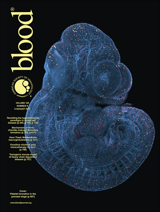 Blood Cover Image for Volume 126, Issue 6