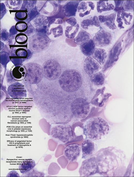 Blood Cover Image for Volume 126, Issue 9