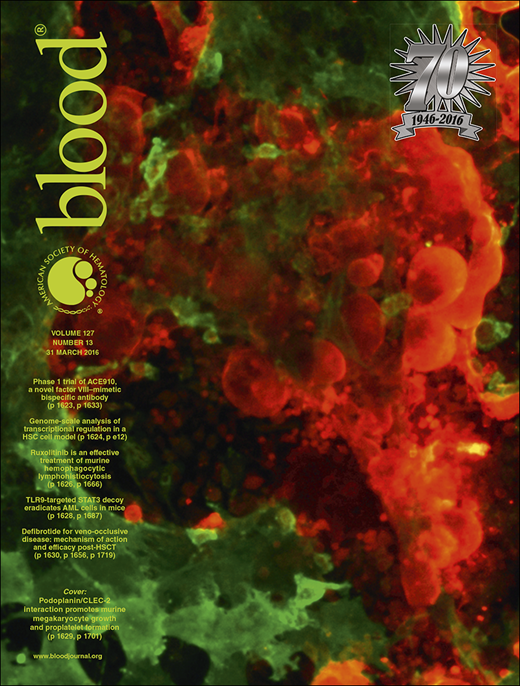 Blood Cover Image for Volume 127, Issue 13