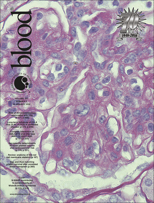 Blood Cover Image for Volume 127, Issue 2