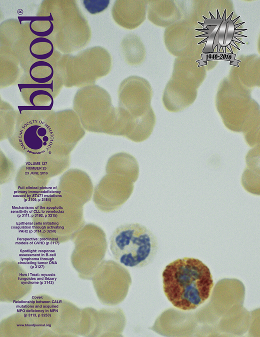 Blood Cover Image for Volume 127, Issue 25