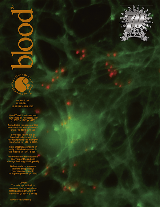Blood Cover Image for Volume 128, Issue 12
